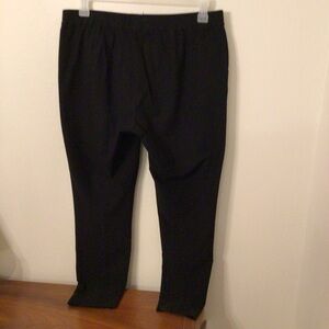 Eileen Fisher Pull On Pants Women L Stretch Viscose Ponte Ankle Casual Corpcore